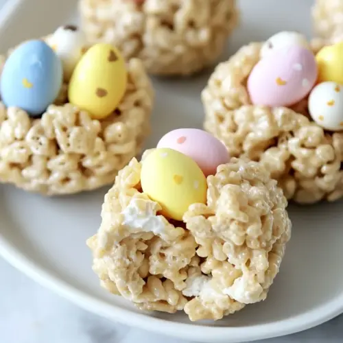 Egg Shaped Rice Krispies Treats