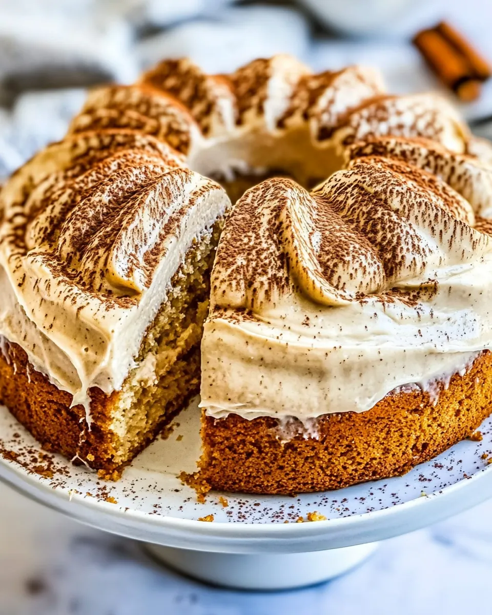 Eggnog Cake with Eggnog Frosting