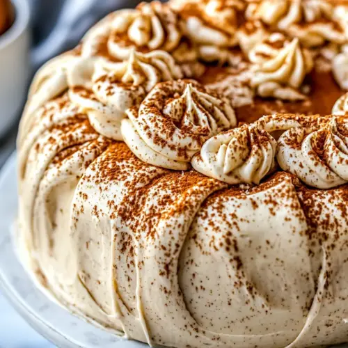 Eggnog Cake with Eggnog Frosting