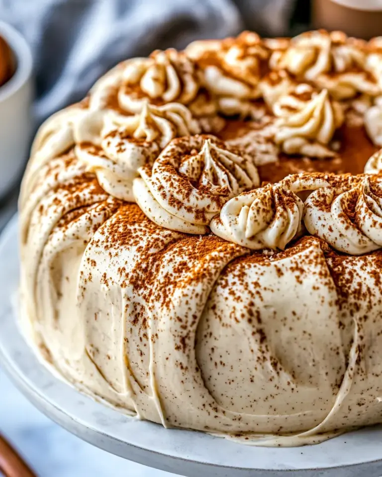 Eggnog Cake with Eggnog Frosting
