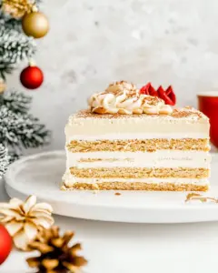 Eggnog Icebox Cake