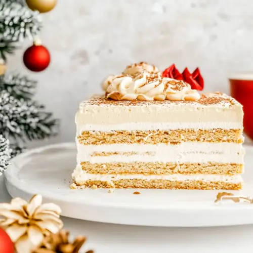 Eggnog Icebox Cake