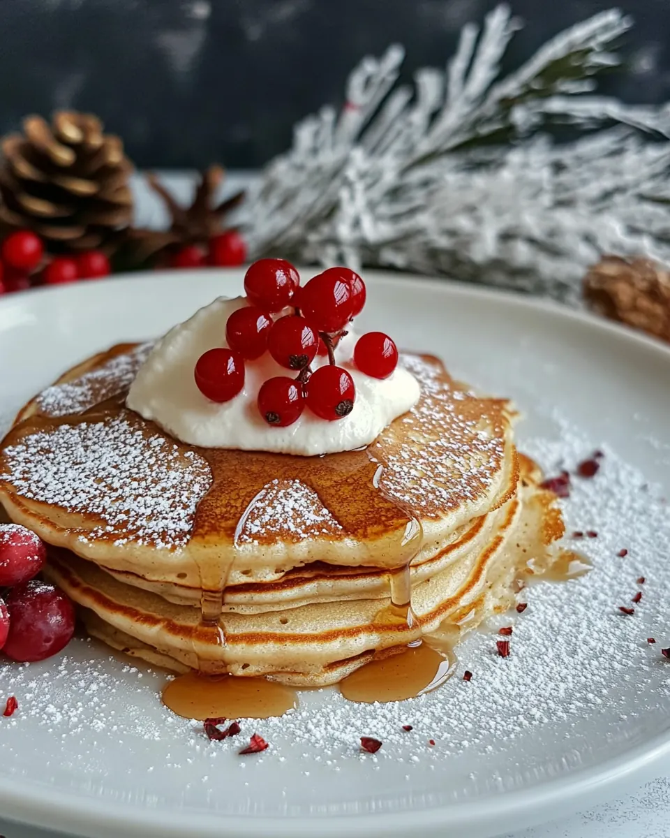 Eggnog Pancakes