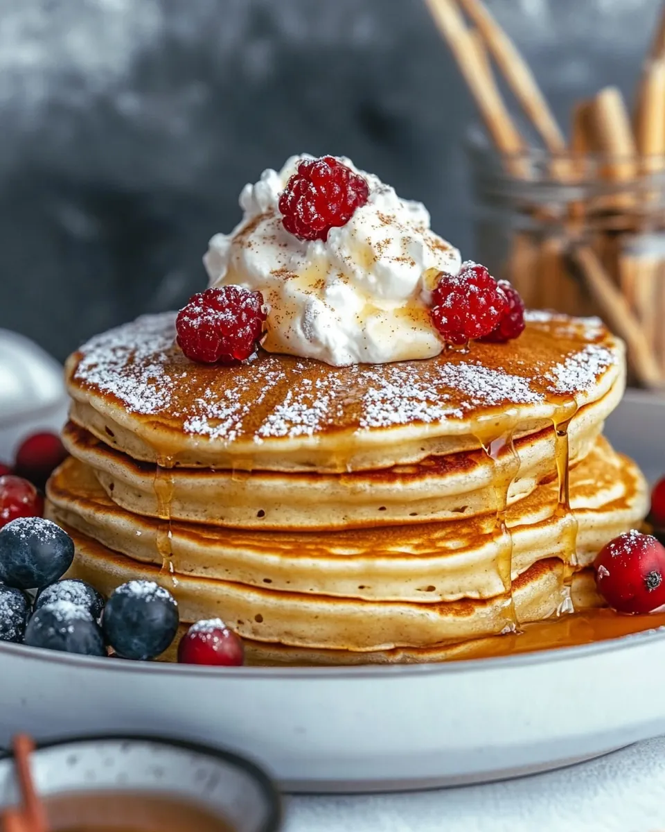 Eggnog Pancakes