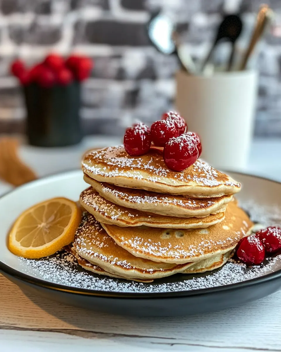 Eggnog Pancakes