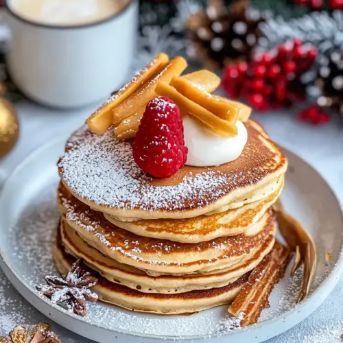 Eggnog Pancakes
