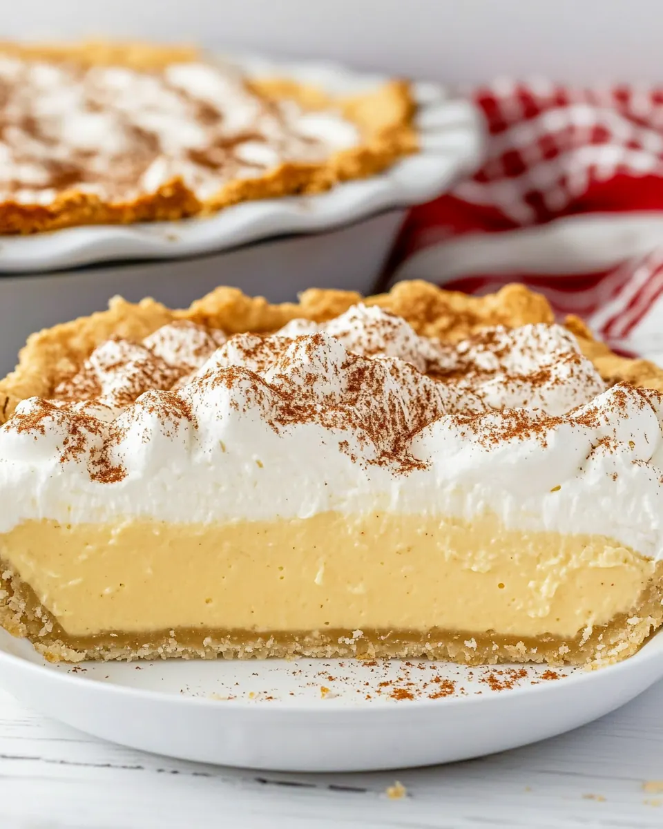 Eggnog Pie