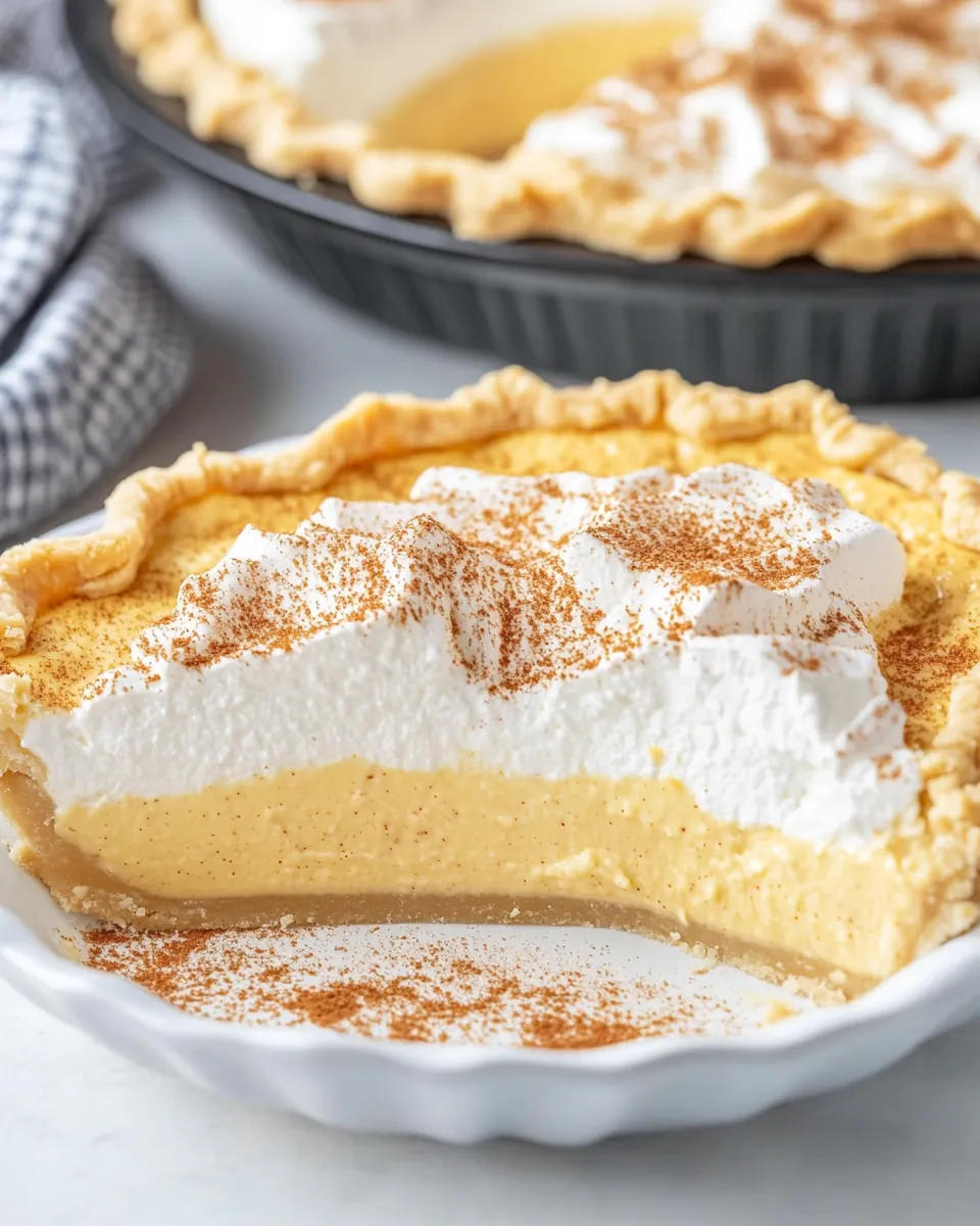 Eggnog Pie