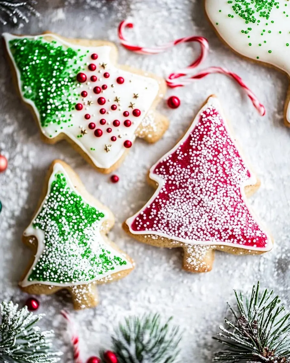 Eggnog Scented Sugar Cookies with Easy Vanilla Icing