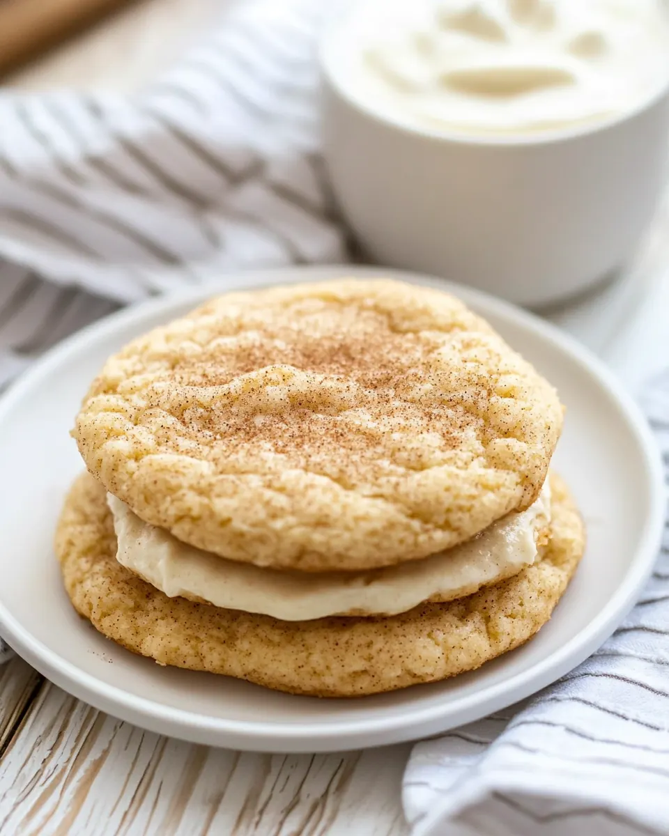 Eggnog Snickerdoodles