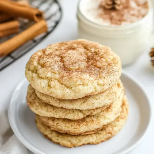 Eggnog Snickerdoodles