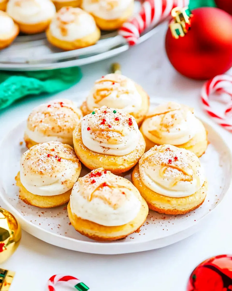 Eggnog Teacakes