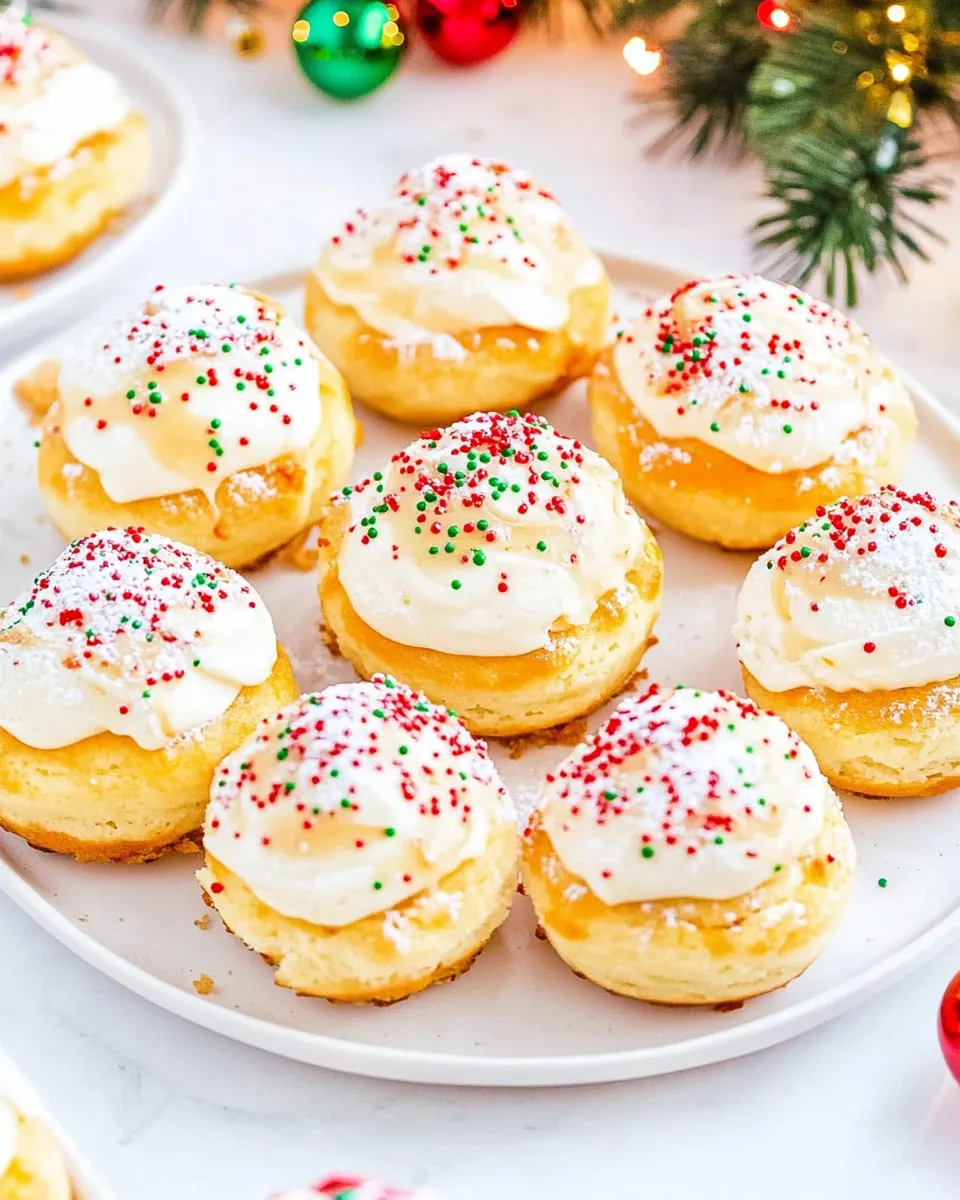 Eggnog Teacakes