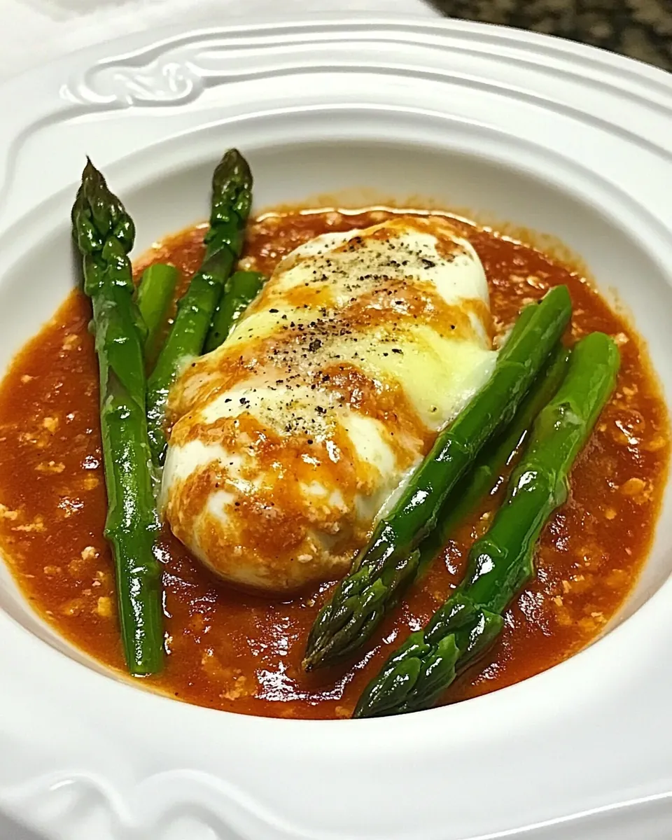 Eggs in Purgatory with Asparagus