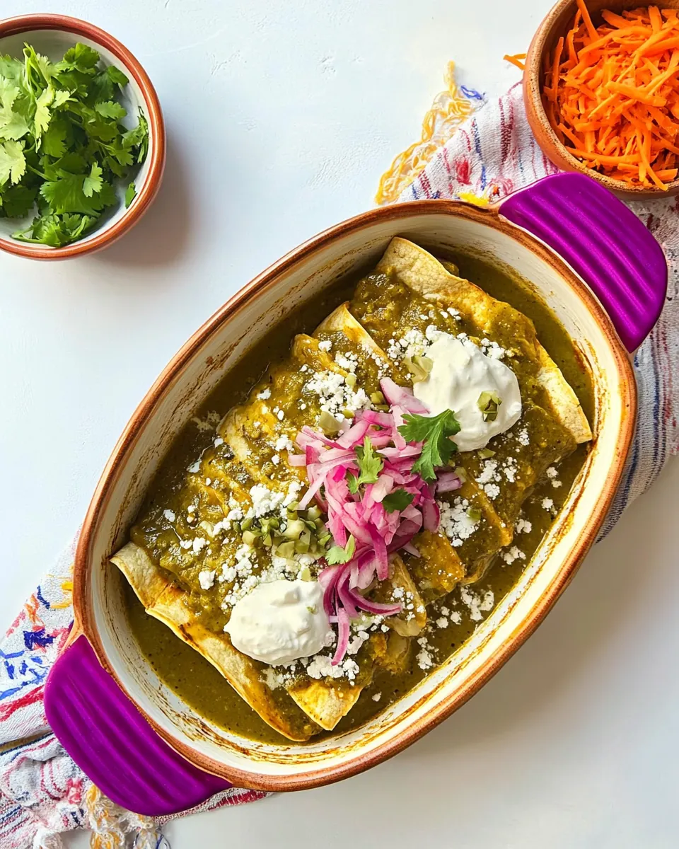Enchiladas Verdes