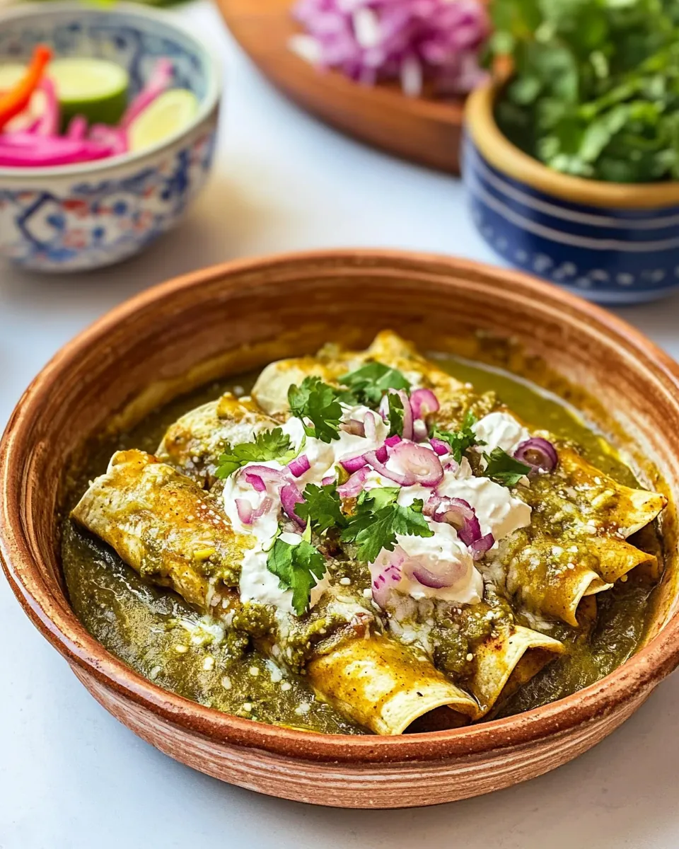 Enchiladas Verdes
