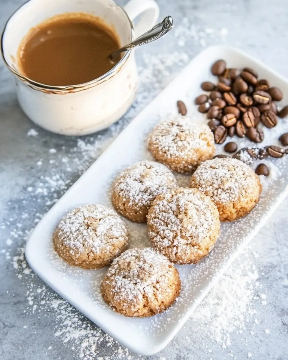 Espresso Amaretti Cookies
