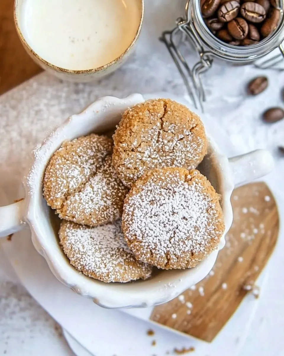 Espresso Amaretti Cookies