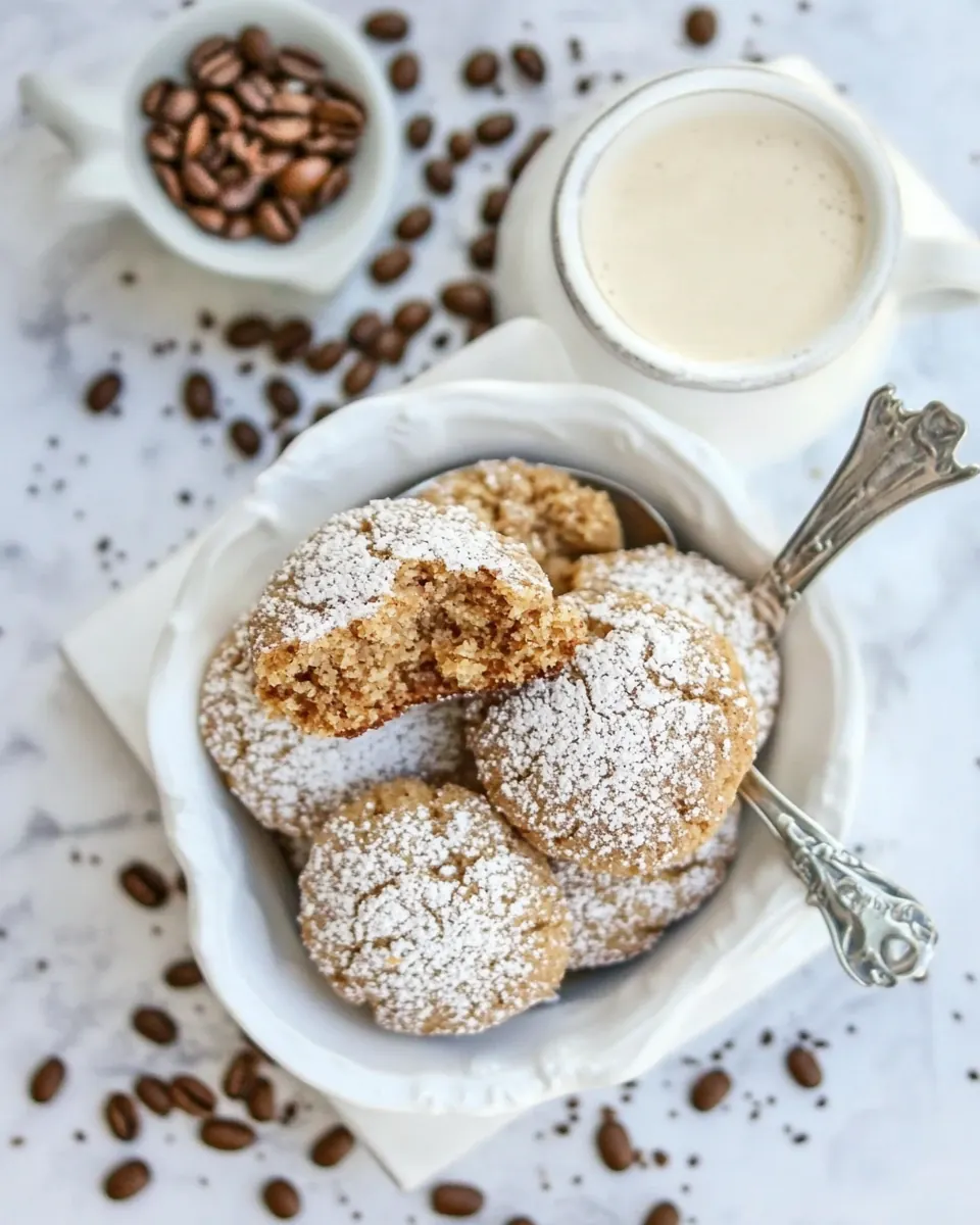 Espresso Amaretti Cookies
