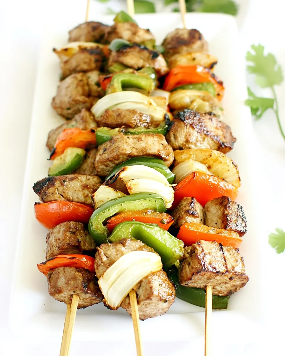 Fajitas on a Stick