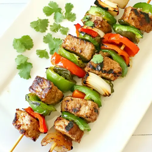 Fajitas on a Stick