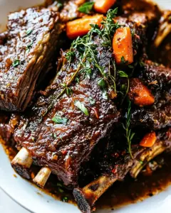 Fall off the Bone Slow Cooker Short Ribs