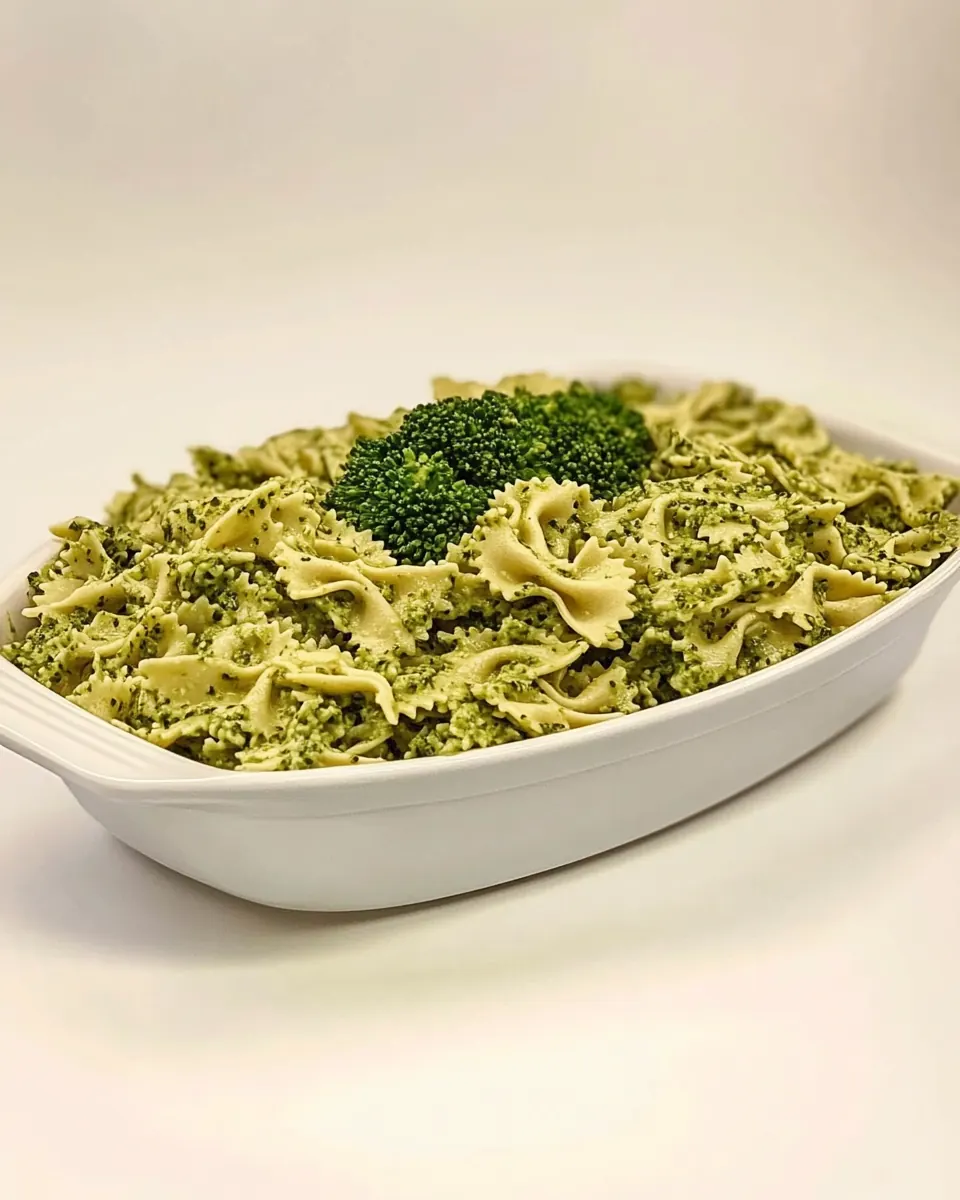 Farfalle with Broccoli Pesto