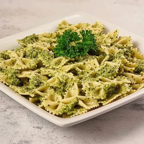 Farfalle with Broccoli Pesto