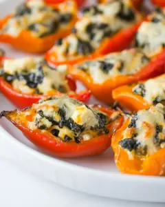 Feta Stuffed Mini Sweet Peppers