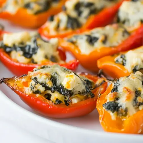 Feta Stuffed Mini Sweet Peppers