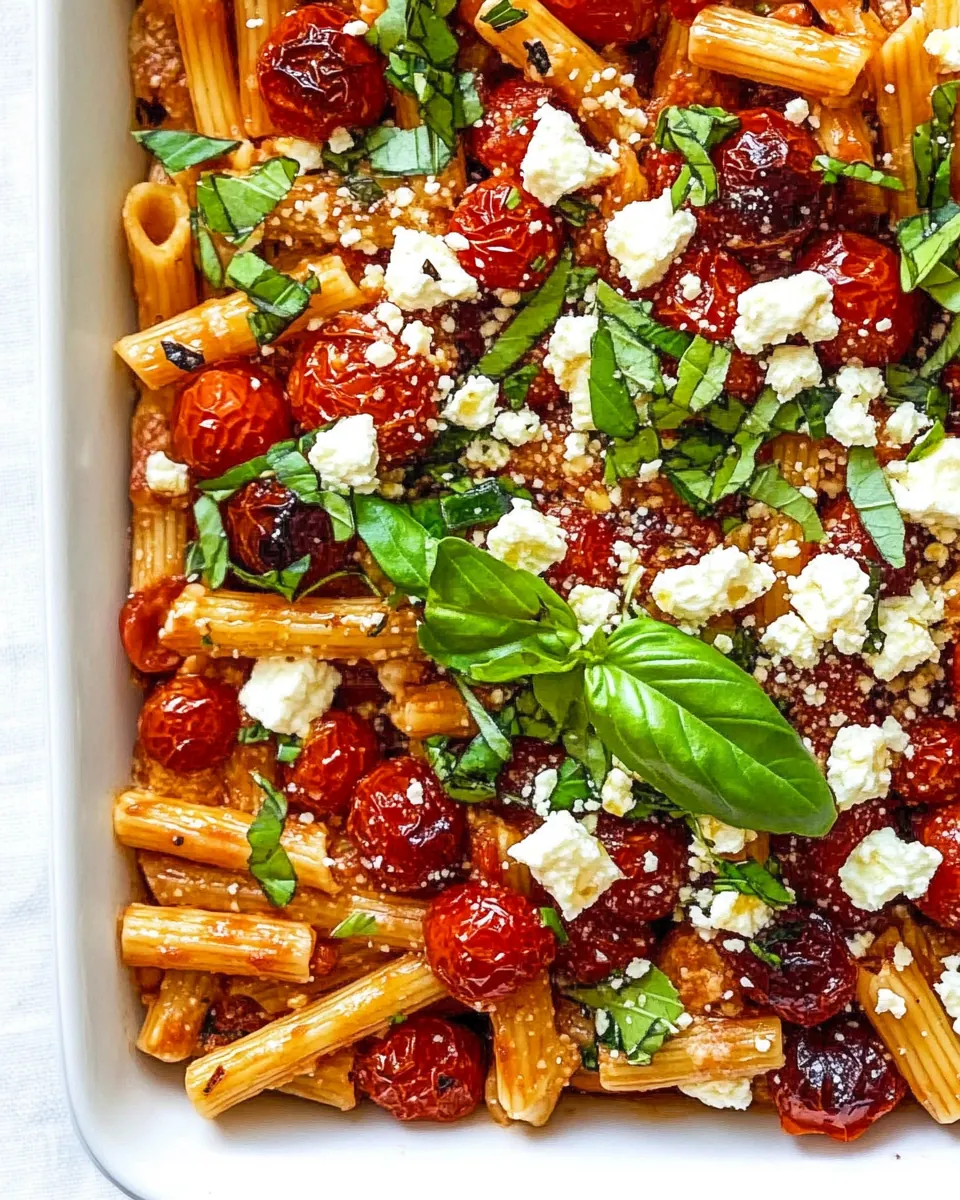 Feta Tomato Pasta