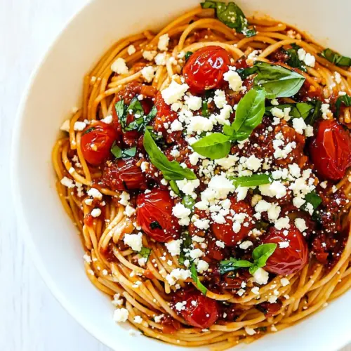 Feta Tomato Pasta