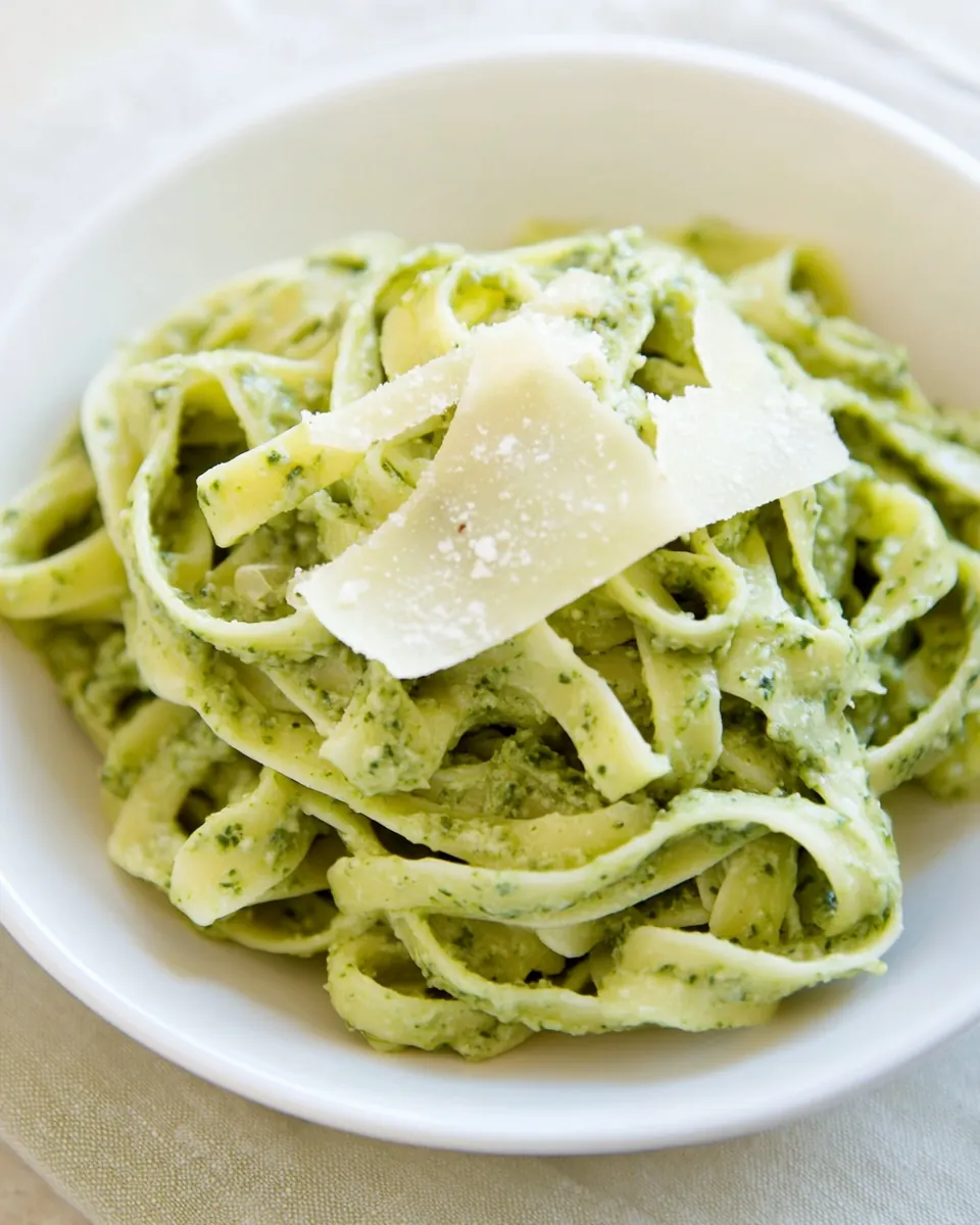 Fettucine al Pesto Genovese