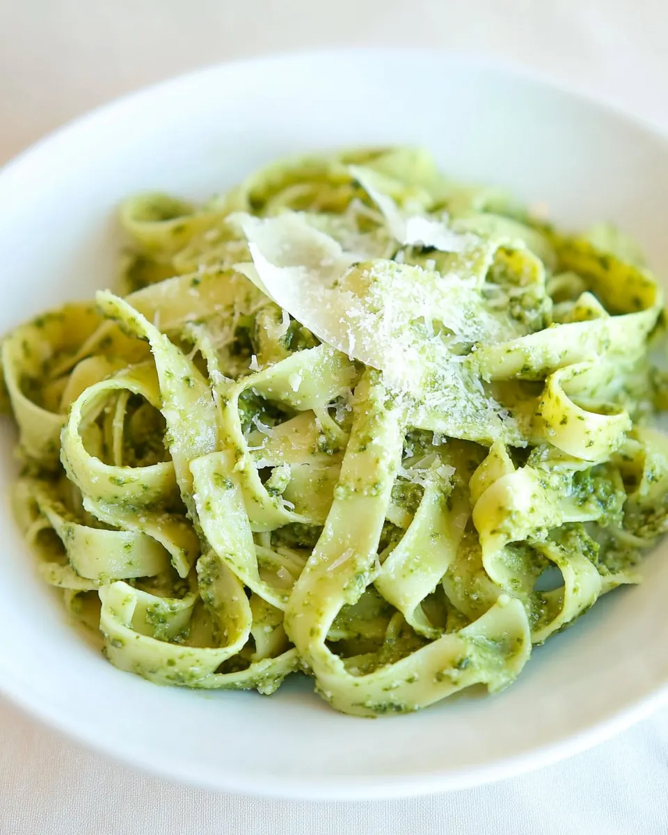 Fettucine al Pesto Genovese