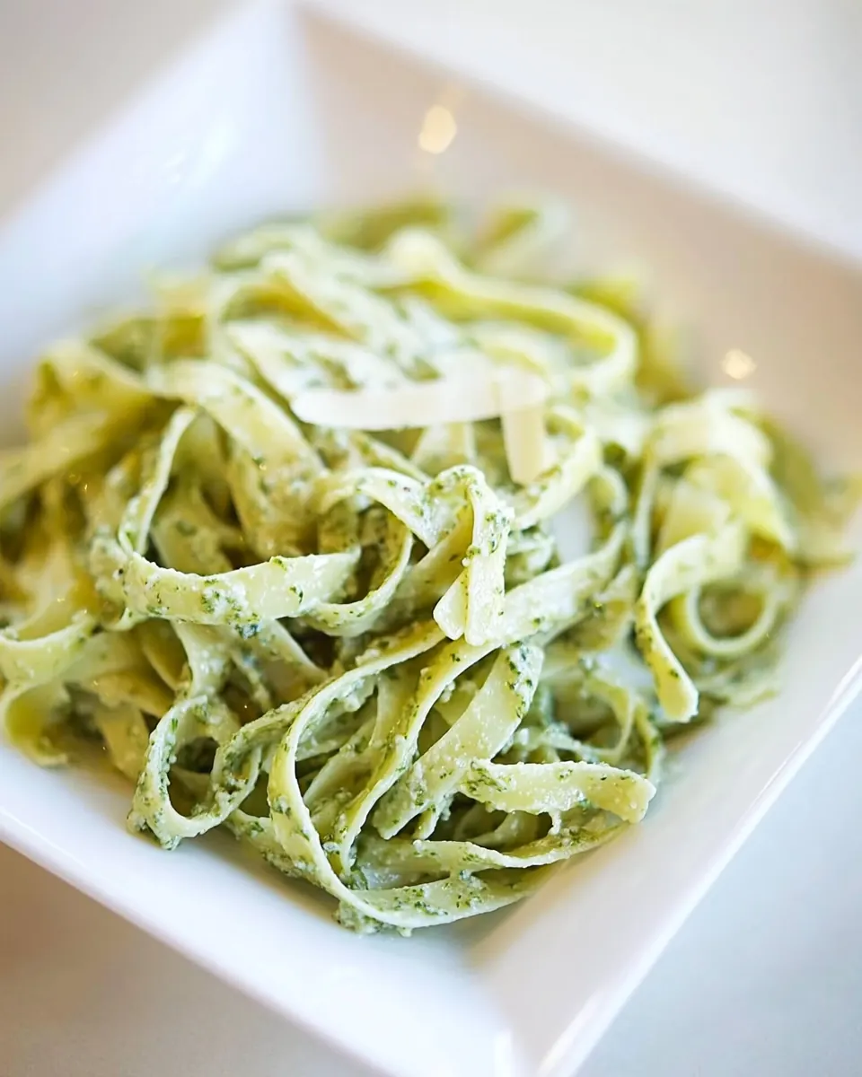 Fettucine al Pesto Genovese