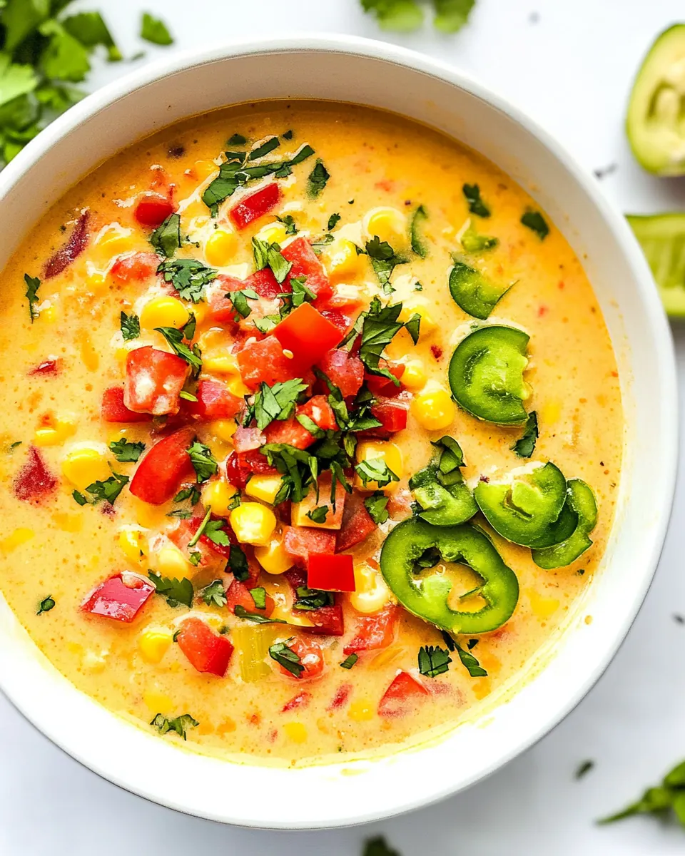 Fiesta Chicken Corn Chowder