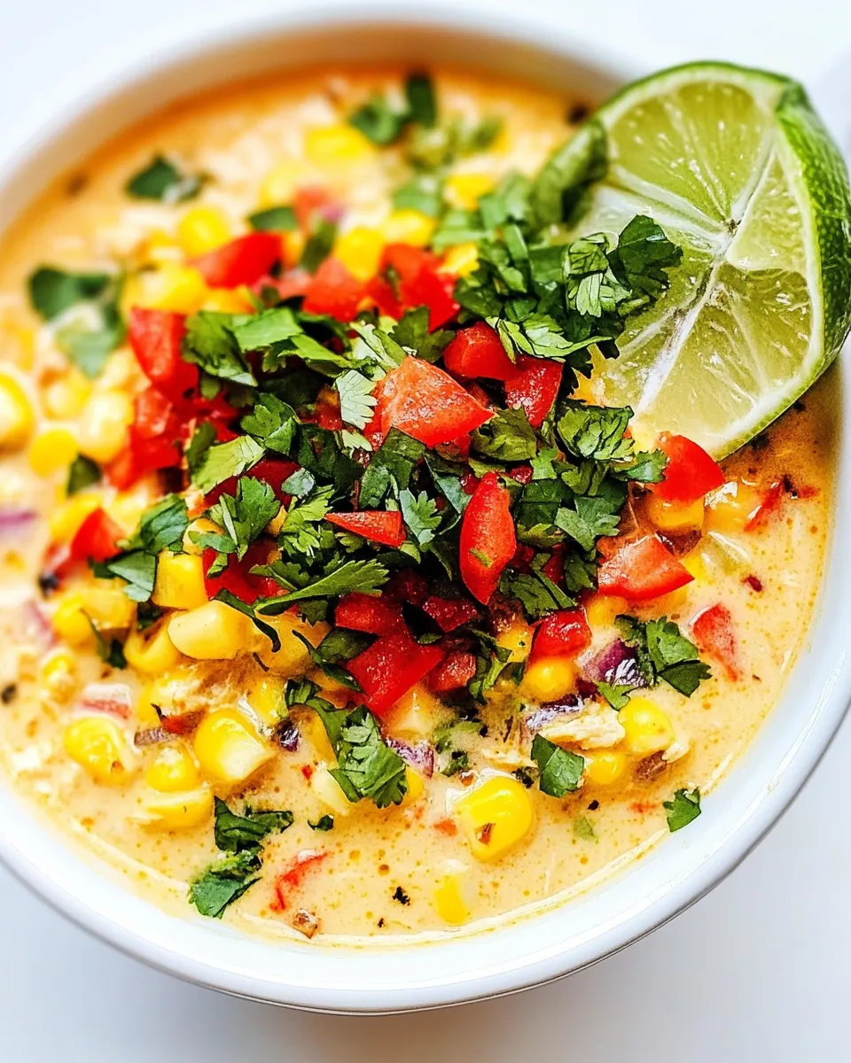 Fiesta Chicken Corn Chowder