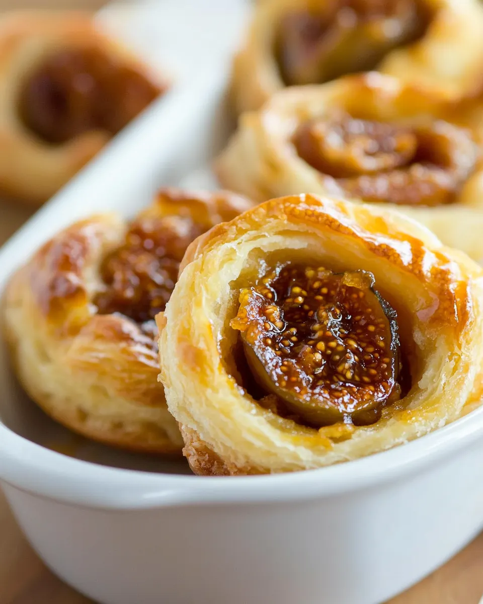 Fig and Gruyere Palmiers