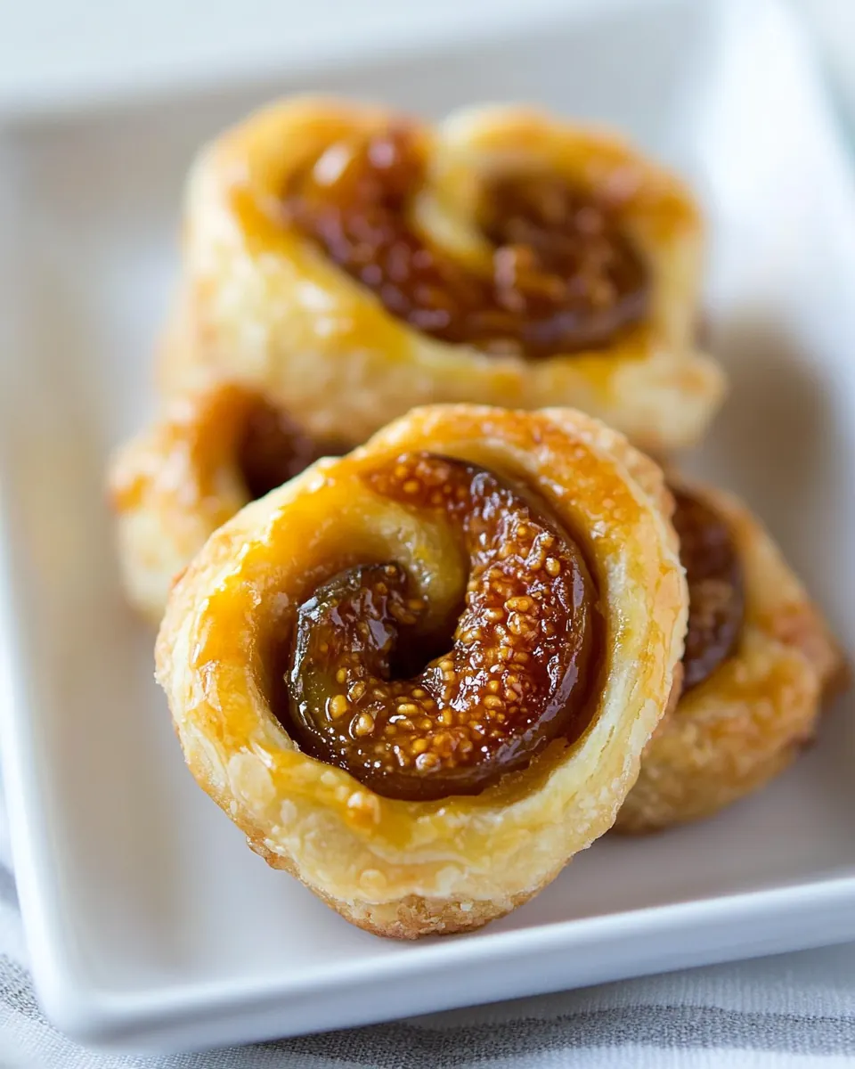 Fig and Gruyere Palmiers