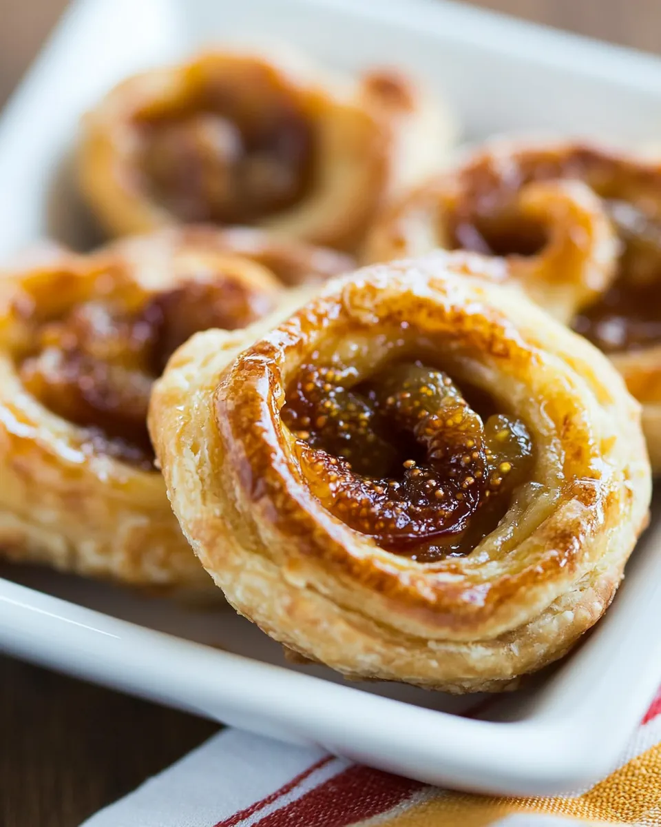 Fig and Gruyere Palmiers