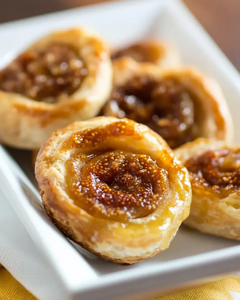 Fig and Gruyere Palmiers