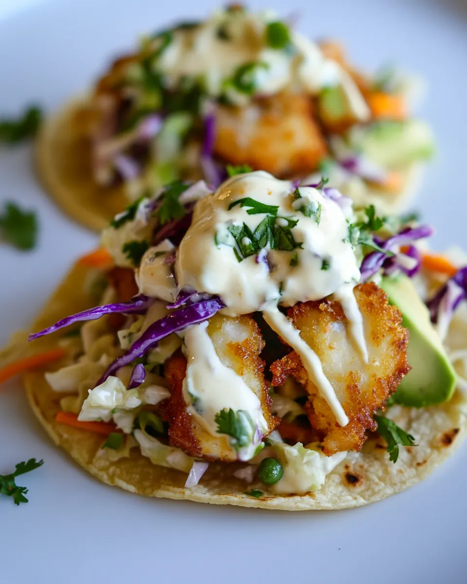 Fish Tostadas with Yogurt Slaw