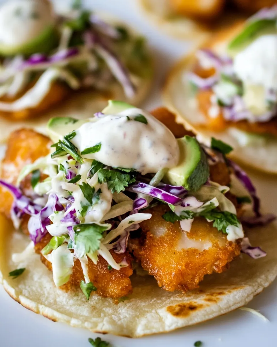 Fish Tostadas with Yogurt Slaw