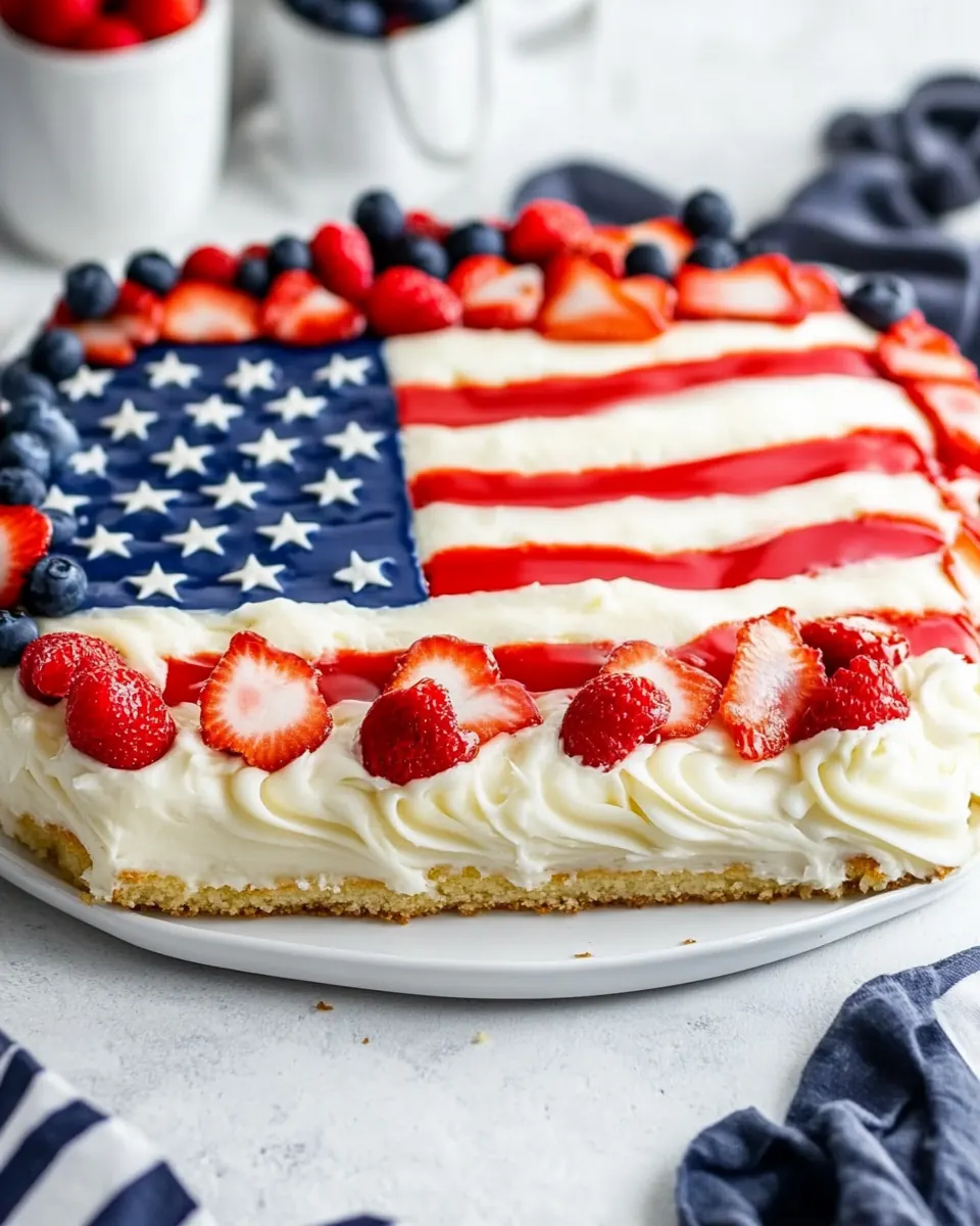 Flag Cake