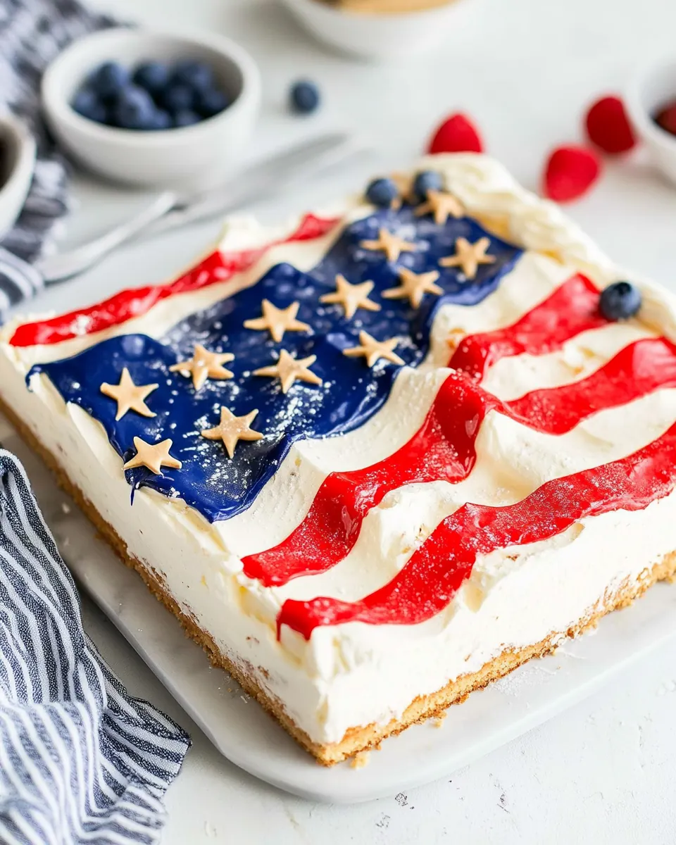 Flag Cake