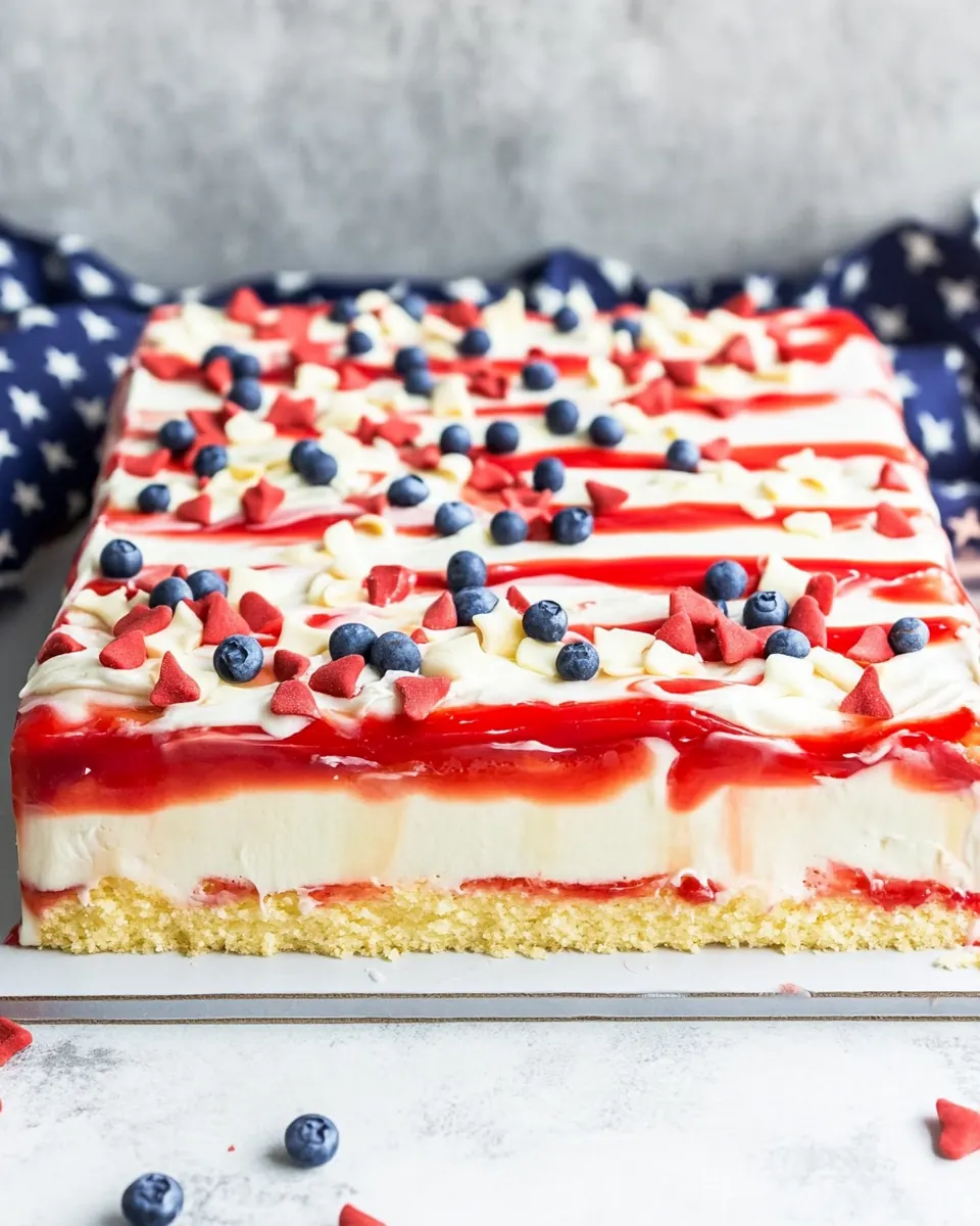 Flag Cake