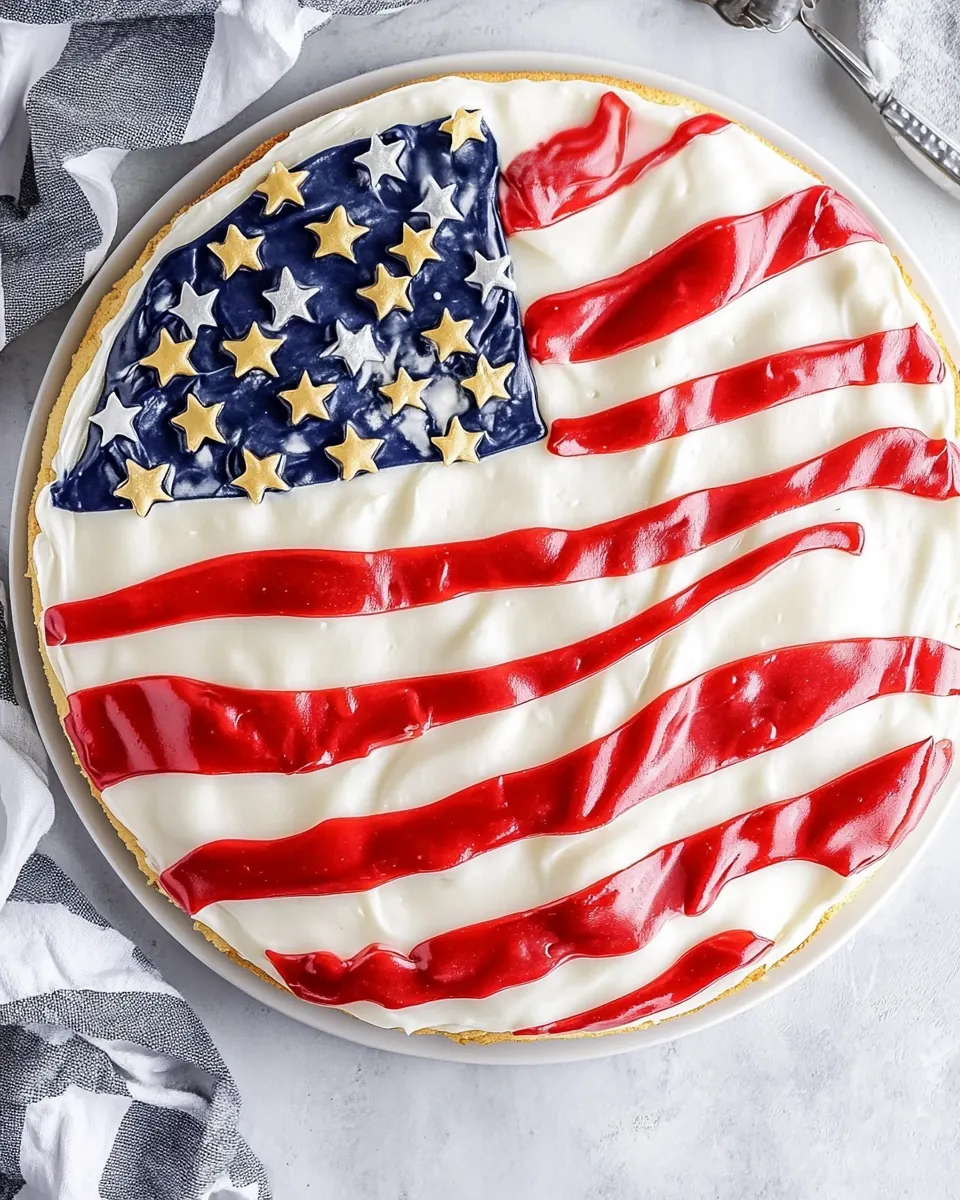 Flag Cake
