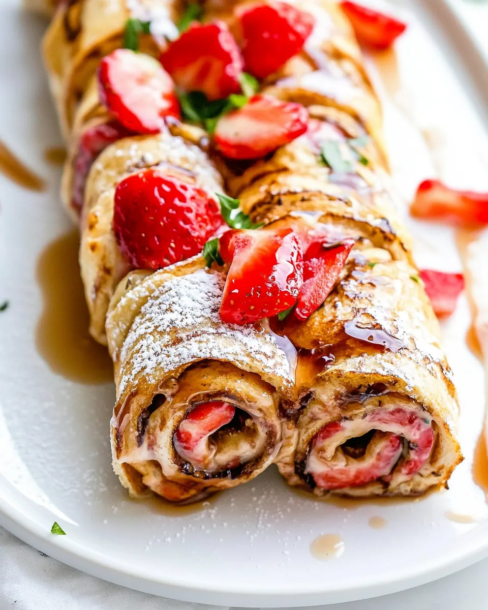 Flatbread French Toast Roll Ups
