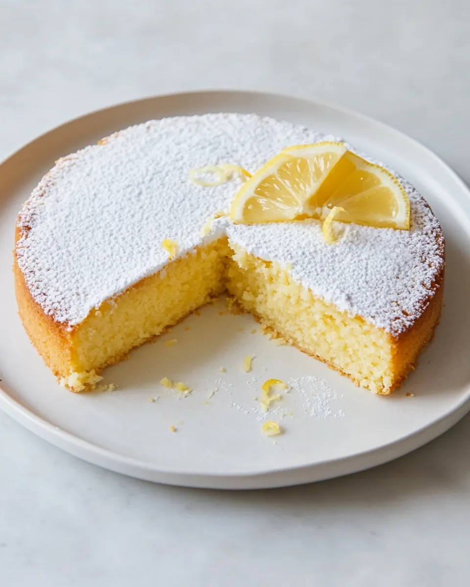 Flourless Lemon Olive Oil Cake