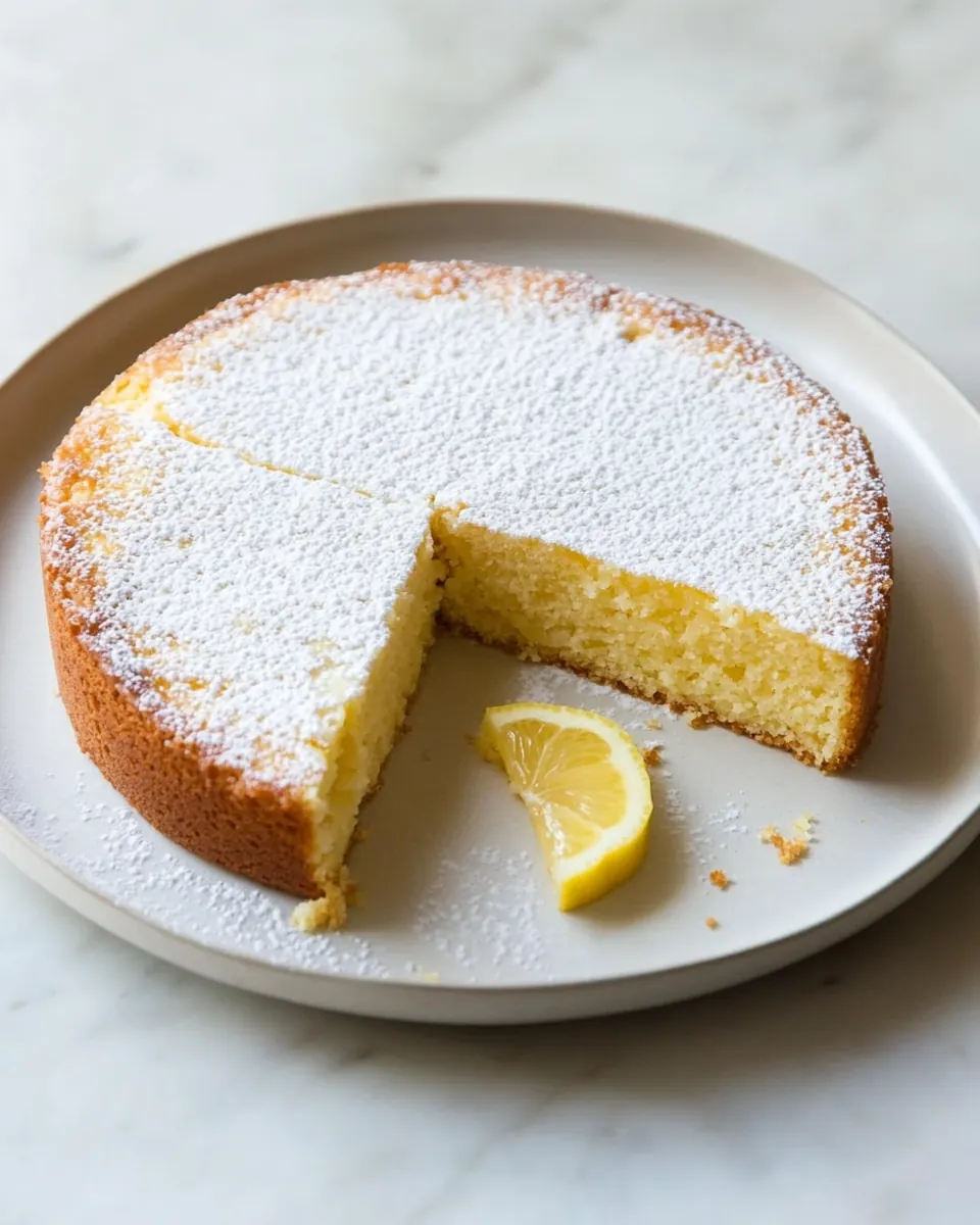 Flourless Lemon Olive Oil Cake